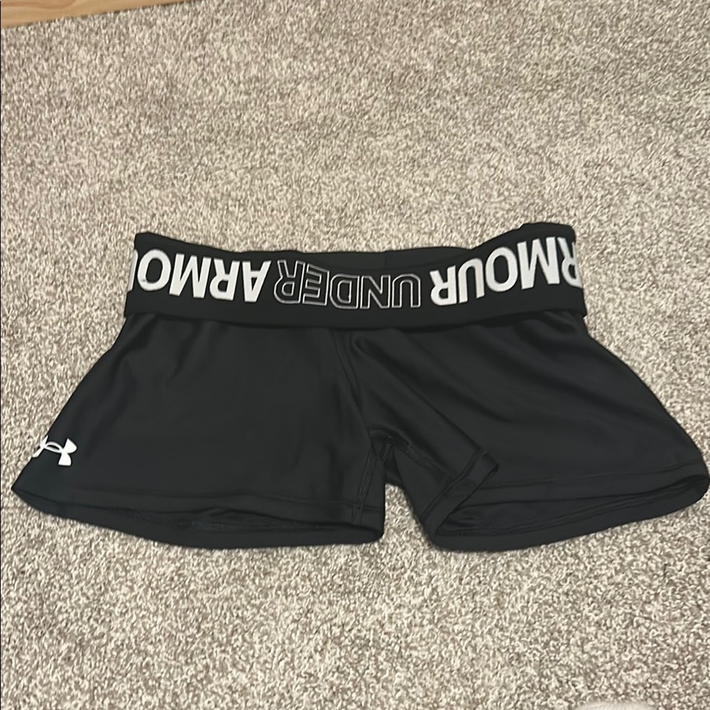 Under Armour Black Athletic Shorts Lightweight Moisture-Wicking
